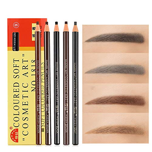 Lápiz de cejas Pull Line a prueba de sudor, color natural y duradero, suave y fácil de aplicar