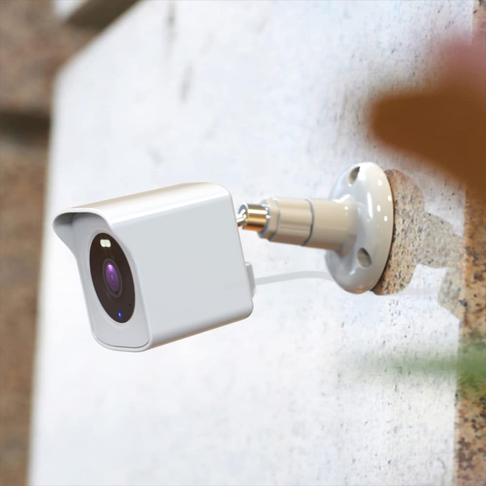 Soporte de pared para telefoto Wyze Cam OG y Wyze Cam OG, cubierta protectora resistente a la intemperie y soporte de montaje en pared ajustable de