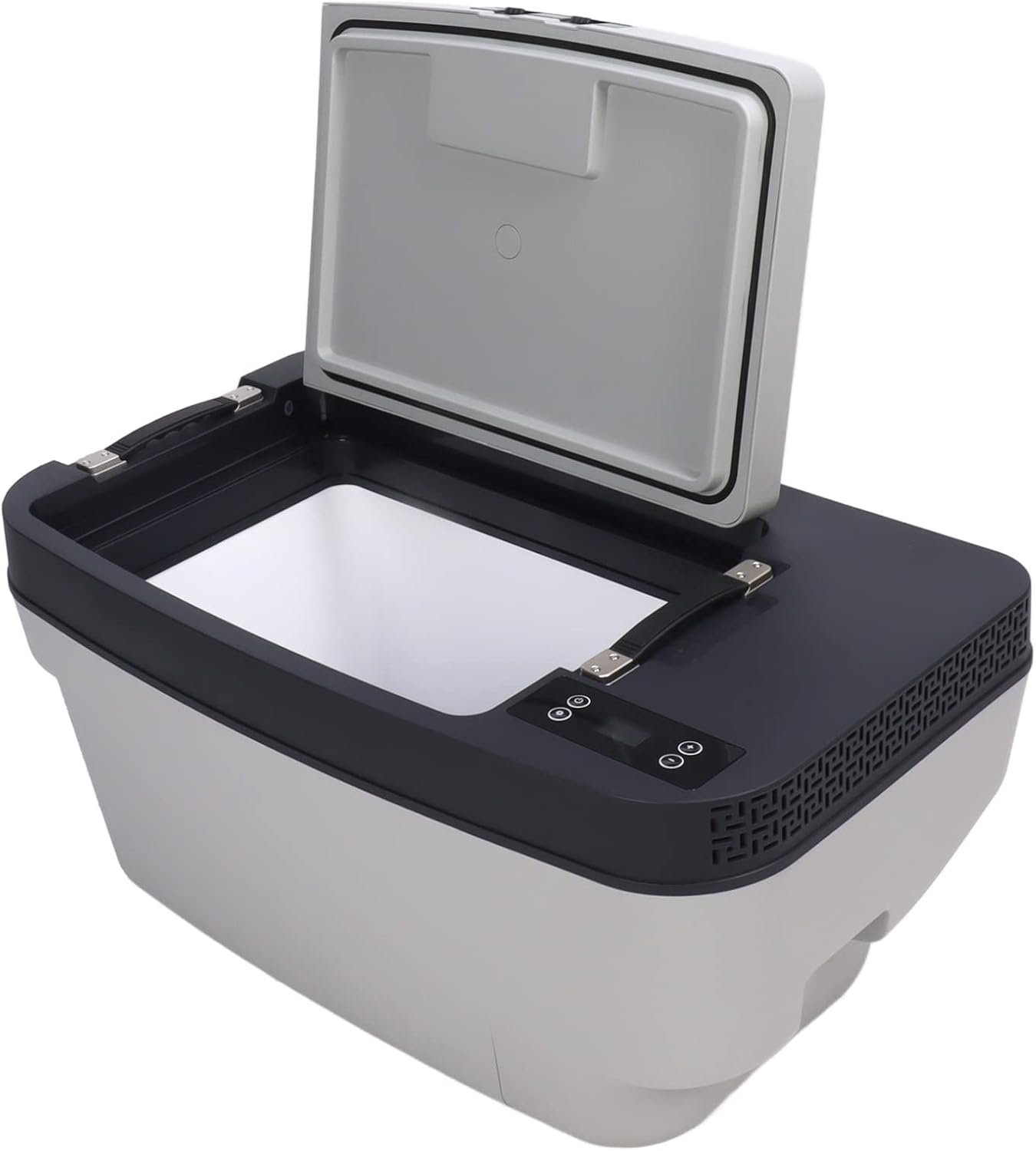Refrigerador de coche, congelador portátil, capacidad de 33 litros  71.6 F enfriamiento rápido, refrigerador de coche de baja potencia de 45 W para