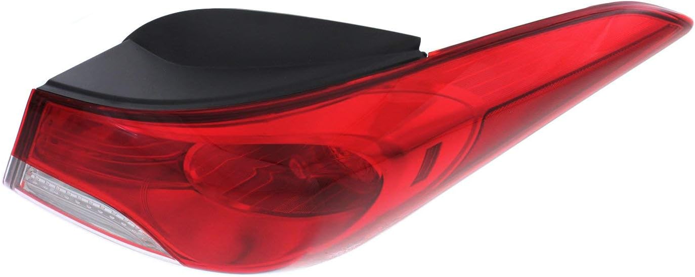 Evan Fischer Lado del conductor y del pasajero, luz trasera exterior compatible con Hyundai Elantra 2011-2013 – HY2805119, HY2804119