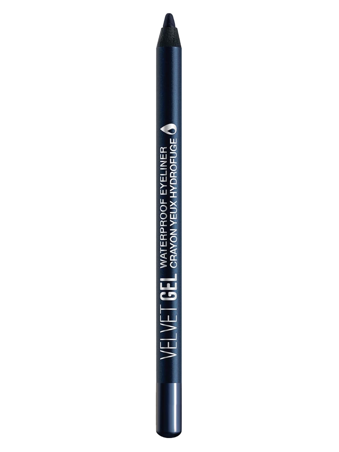 Marcelle Delineador de ojos de gel de terciopelo, impermeable, azul marino profundo, hipoalergénico y sin fragancia, 0.04 onzas