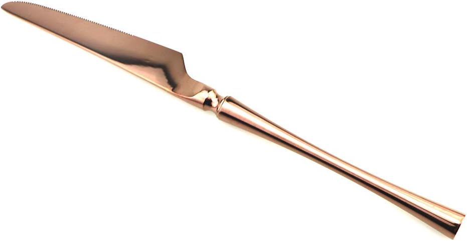 JASHII – Juego de vajilla de lujo de acero inoxidable 1810, juego de 5 piezas, brillante para restaurante, vajilla de cubiertos, 4