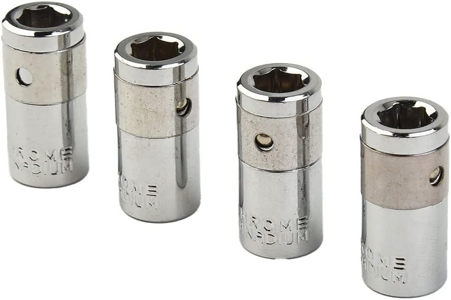 4 adaptadores de puntas de destornillador, convertidor de puntas hexagonales de 14 pulgadas a 14 pulgadas, conector de cabeza de destornillador de