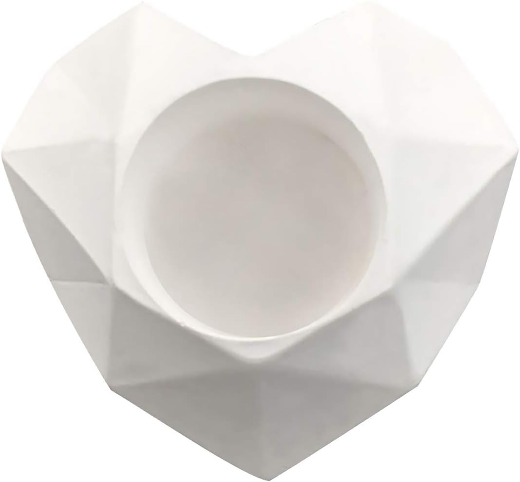 Molde de silicona para plantas suculentas DIY, forma de diamante, para hacer caramelos, chocolate, candelabro, jabón, hielo