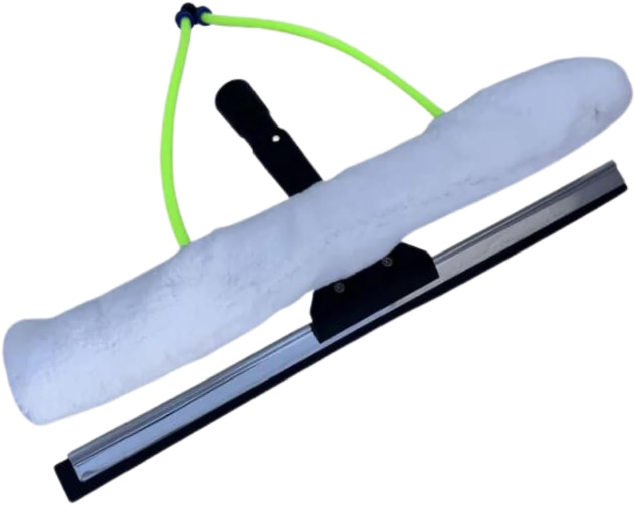 17 “todo en uno 2 boquillas depurador y escobilla para sistema de limpieza de ventanas de poste alimentado por agua, cepillo de limpieza de panel