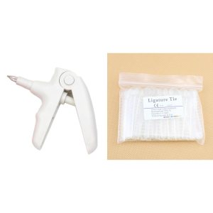 Pistola de ligadura de ortodoncia blanca y juntas tóricas invisibles elásticas de ortodoncia, 1 paquete de 1040 piezas Pistola de ligadura de ortodoncia blanca y juntas tóricas invisibles elásticas de ortodoncia, 1 paquete de 1040 piezas