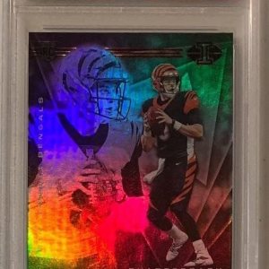 Joe Burrow 2020 Panini Illusions Retail Football Rookie Card RC #5 Graded PSA 9 Joe Burrow 2020 Panini Illusions Retail Football Rookie Card RC #5 Graded PSA 9