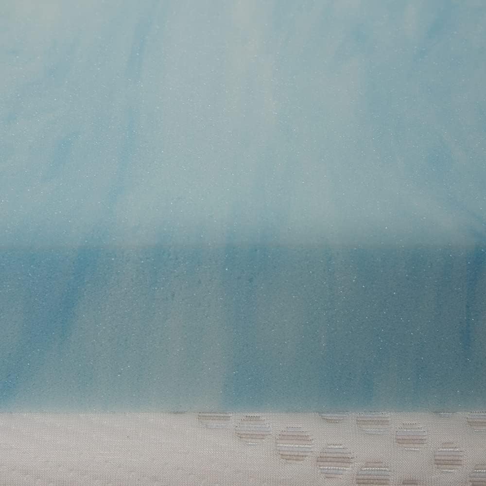 Slumber Solutions Elige tu comodidad – Cubrecolchón de espuma viscoelástica de gel de 4 pulgadas, tamaño Queen