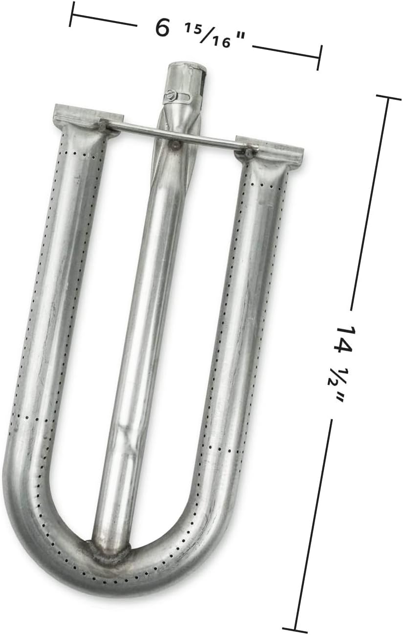 Shengyongh SS90351 (3 unidades) SS12461 (paquete de 3) placa de calor de acero inoxidable y reemplazo de quemador para parrilla americana al aire