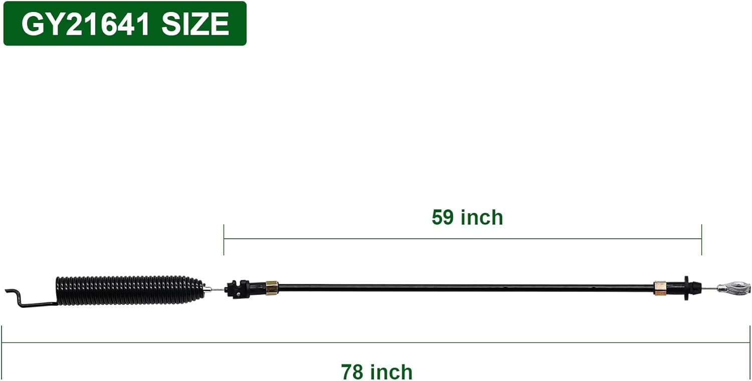 GY21641 GY21287 Cable de control para John Deere D100 D105 D110 D120 D125 D130 X125 X145 cortacésped
