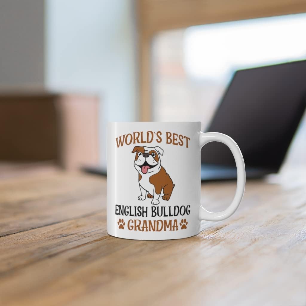 Regalos personalizados de bulldog inglés, la mejor taza de bulldog inglés del mundo, taza divertida de bulldog inglés, taza de bulldog inglés, tazas