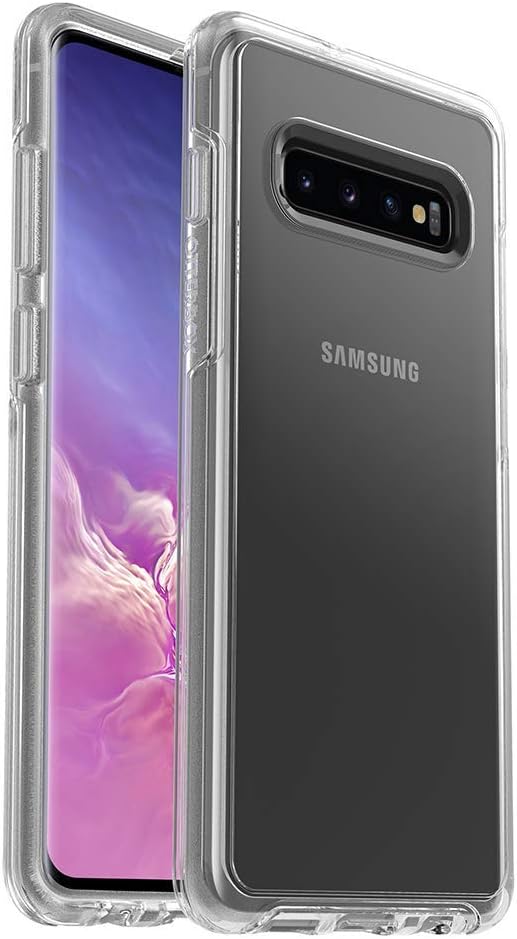 OtterBox SYMMETRY CLEAR SERIES – Funda para Galaxy S10+, embalaje al por menor, policarbonato, perfil ultrafino, transparente