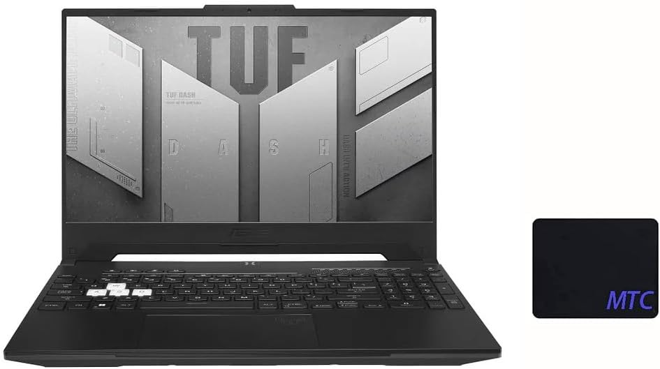 ASUS TUF Dash F15 – Laptop para juegos, pantalla FHD de 15.6 pulgadas, 144 Hz, Intel Core i5-12450H (8 núcleos hasta 4.4 GHz), GeForce RTX 3050, 32
