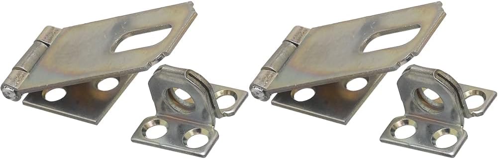 National Hardware N102-145 30 cerrojos de seguridad en zinc, 2-12″ (paquete de 2)