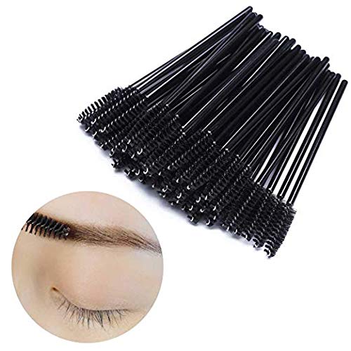 300 carretes desechables de pestañas de rímel varitas cepillo para extensión de pestañas ceja y maquillaje color Tbestmax