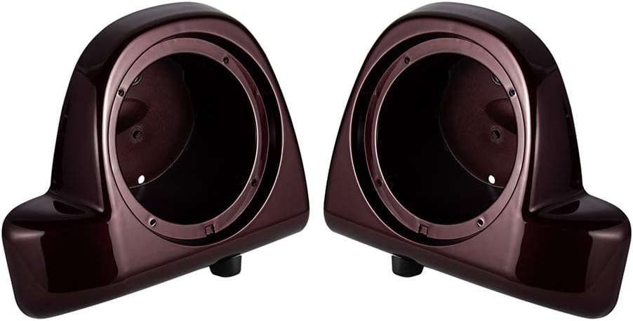Moto Onfire Twisted Cherry – Cápsulas de altavoz de carenado inferior de 6.5 pulgadas para Harley Touring Road Glide Street Glide 2014 2015 2016