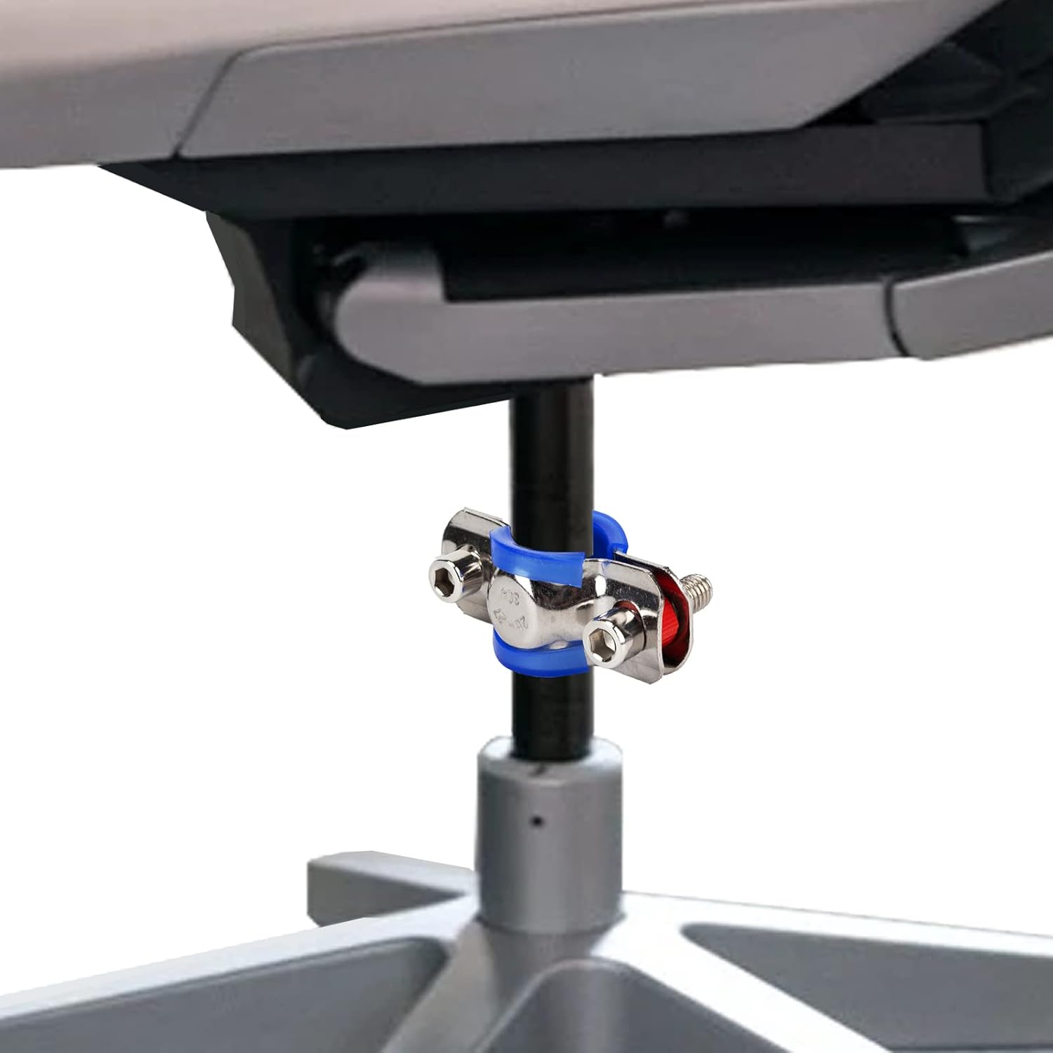 Fix Sinking – Silla de oficina de acero inoxidable 304 para dejar de hundirse, kit de reparación de sillas de oficina con llave Allen, altura de
