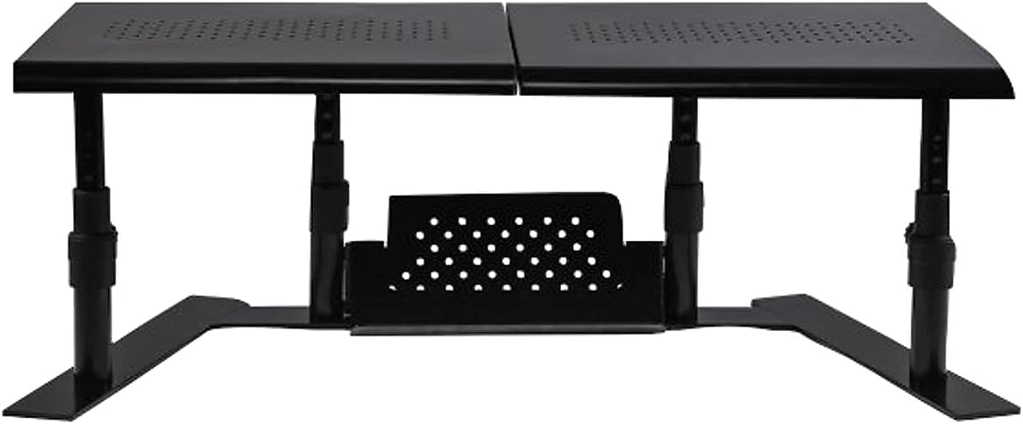 Allsop Metal Art ErgoTwin Soporte de monitor doble ajustable en altura (31883)