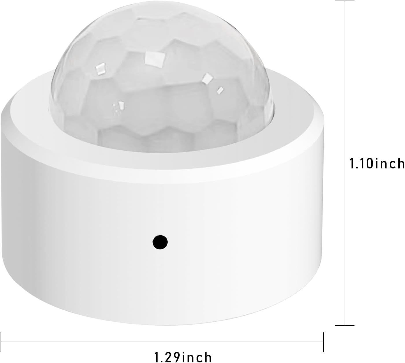 Zigbee Motion Sensor (2-Pack),Requires zigbee hub, configurable DIY Portable Presence Detector Compatible with Home Assistant, Hubitat and Alexa