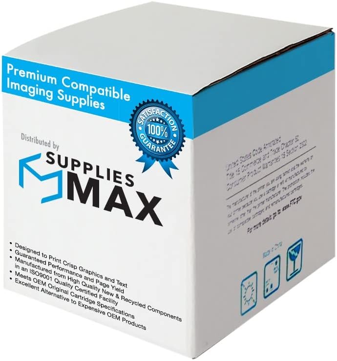 SuppliesMAX Repuesto compatible para cintas de impresora TM-H2000TM-H2000IVTM-H6000IVTM-U120TM-U310TM-U311TM-U320M-110 Negro P.O.S. cintas de