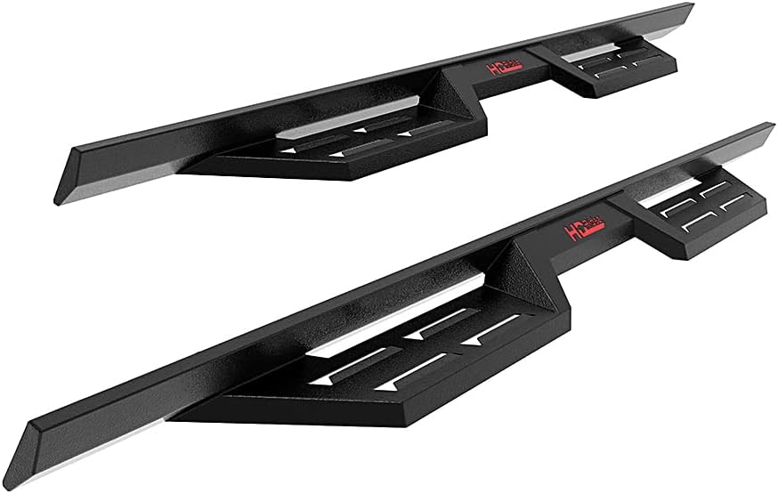 HD Ridez Estribos de acero estilo desplegable de construcción compatibles con Toyota Tundra 2007-2021 doble cabina