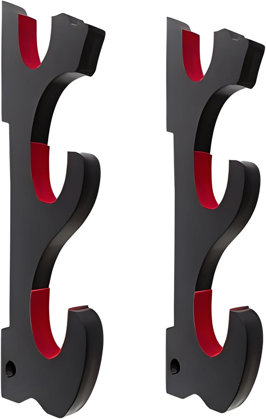 Soporte de espada de 3 niveles, soporte de madera para katana, soporte de pared para espada samurái, soporte de pared para espada de cosplay, sable