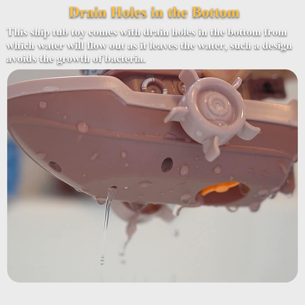 Juguete de baño de barco de vapor de cuerda para bañera, juguete de bañera de vapor, juguete de agua, mecánica, barco, piscina, juguete modelo de
