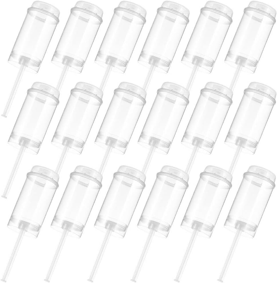 ifundom 20 piezas de pastel empujador de plástico recipientes de cupcake soporte para helado recipientes para cupcakes contenedores de alimentos