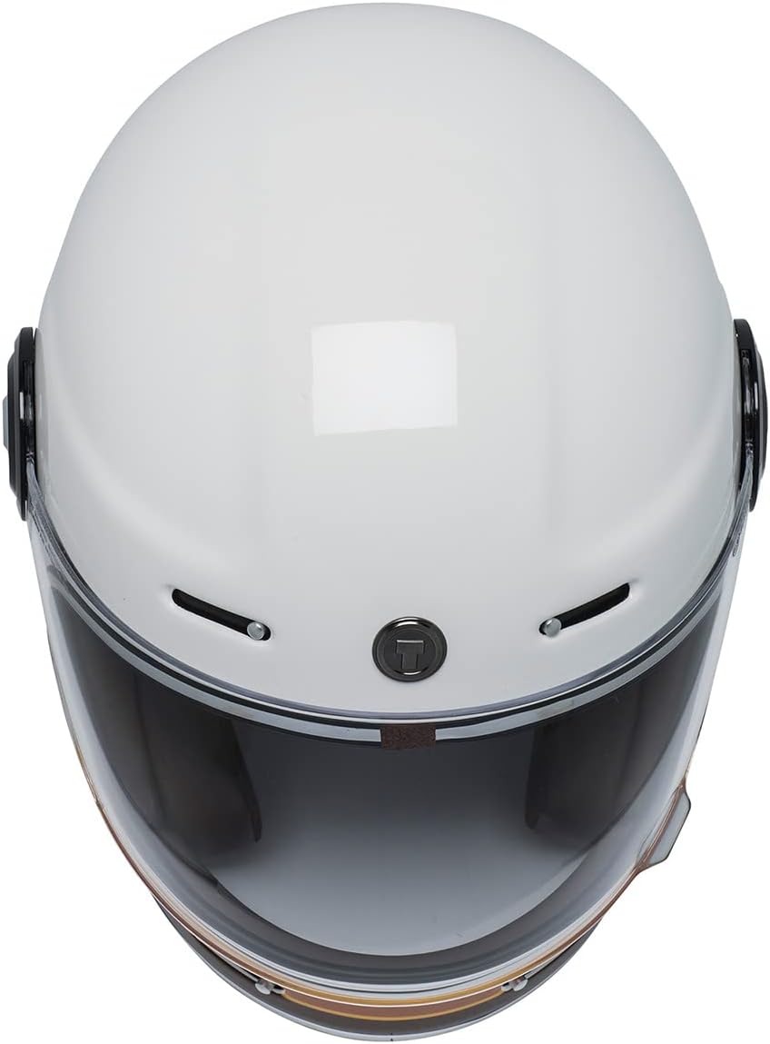 TORC – Casco de cara completa para motocicleta, de fibra de vidrio T1, aprobado por DOT y ECE, estilo retro