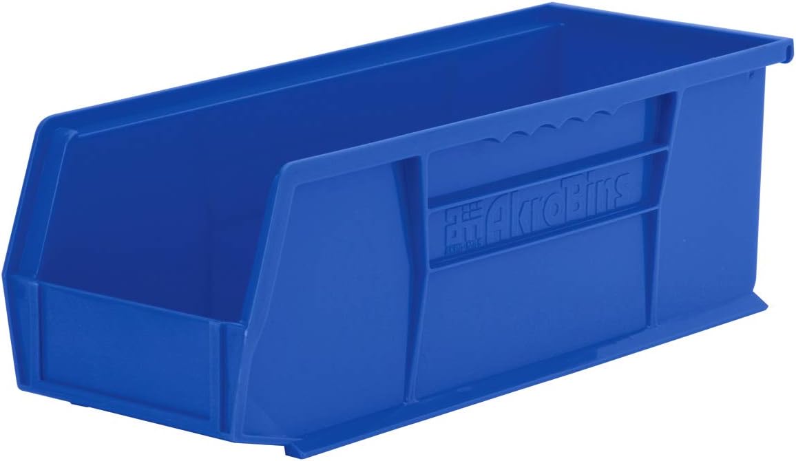 Akro-Mils 30234 AkroBins – Contenedores de almacenamiento de plástico apilables y contenedores apilables de plástico 30220 AkroBins 30220, 7 x 4 x 3