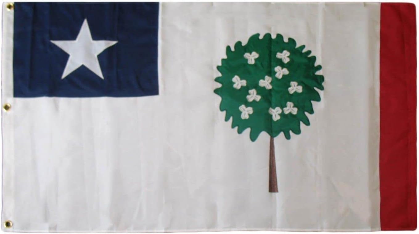 Premium 6×10 Embroidered Sewn Mississippi 600D Nylon Flag 6’x10′