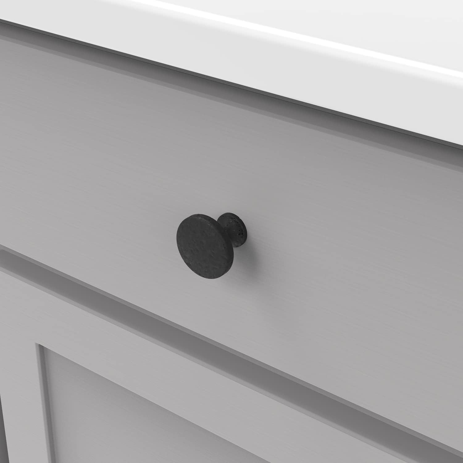 Hickory Hardware 1 paquete de pomos de gabinete de cocina de núcleo sólido, pomos de lujo para armarios y aparadores, tiradores para puertas y
