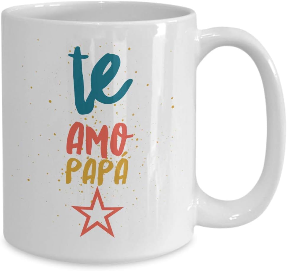 Regalo para papá taza de café padre feliz dia del padre vaso, taza café divertidas, tazas personalizadas, taza de café inspiradoras, taza con
