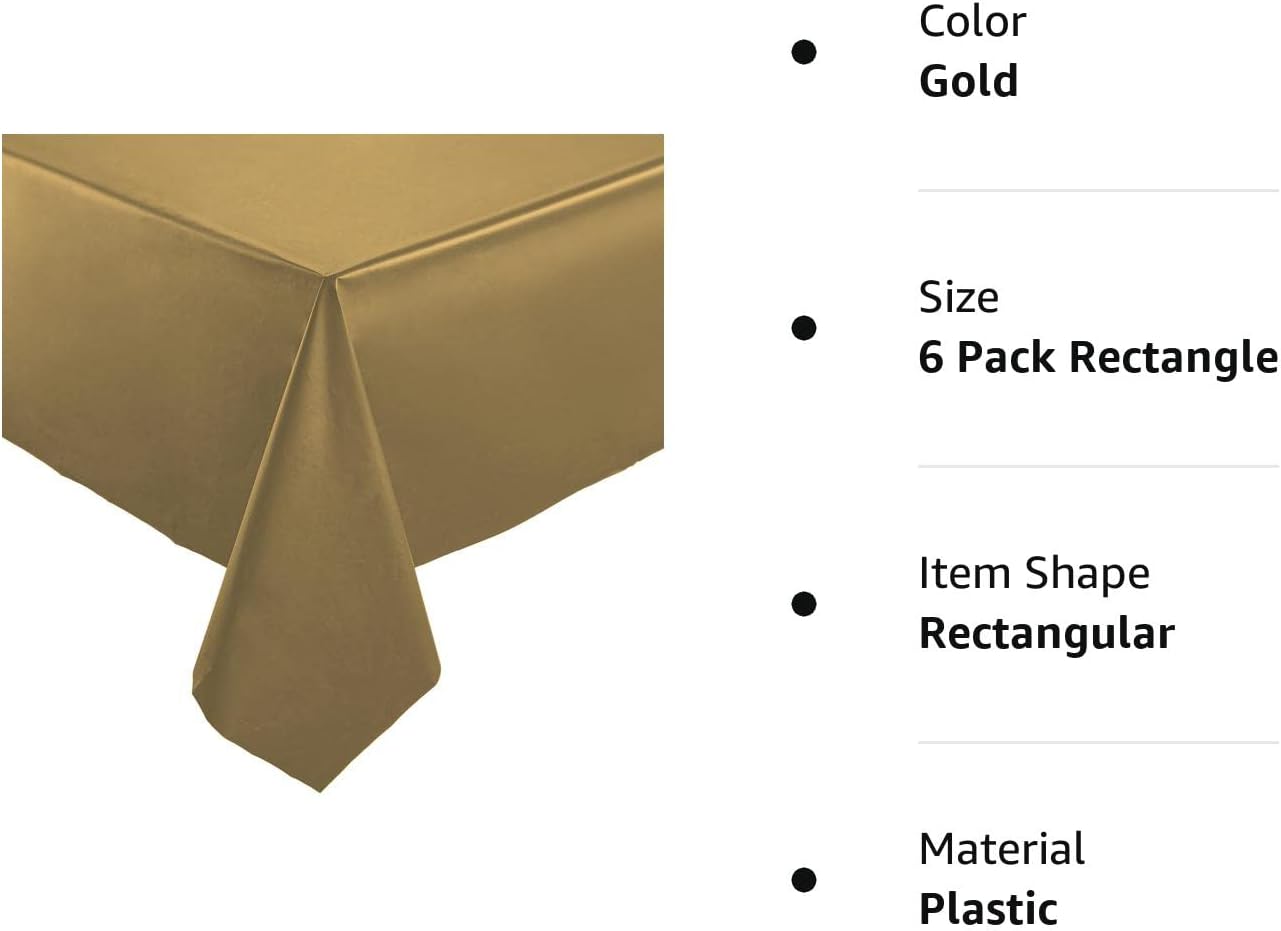 Zimpleware – Mantel redondo de plástico para fiestas de 213cm (84pulgadas) de diámetro (paquete de 1, 6 y 12 unidades)