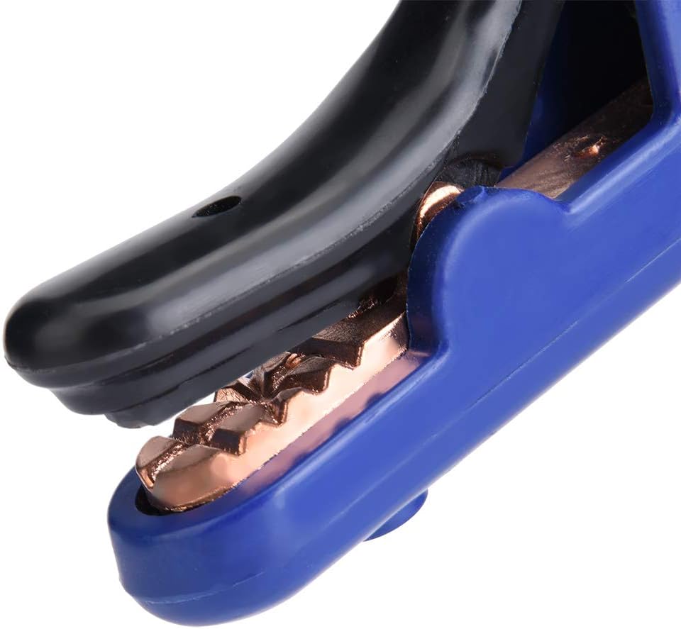 Soporte de electrodos de 800 A, abrazadera de soldadura de cobre aislada para máquina de soldadura con llave (latón)