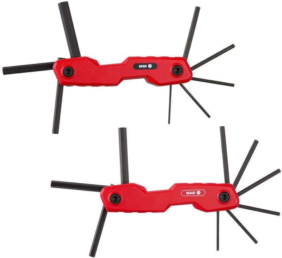 48-22-2183 para Milwaukee 17 Llave hexagonal plegable SAEsistemas métricos 270 – 2PC