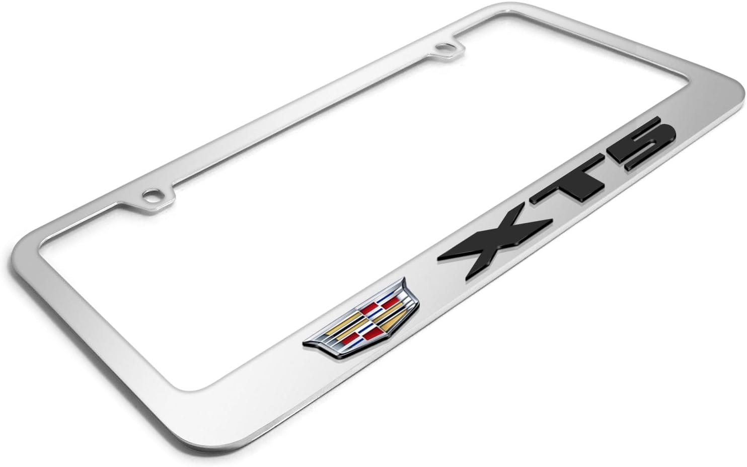 para Cadillac XT5 Marco de matrícula de metal (cromo)