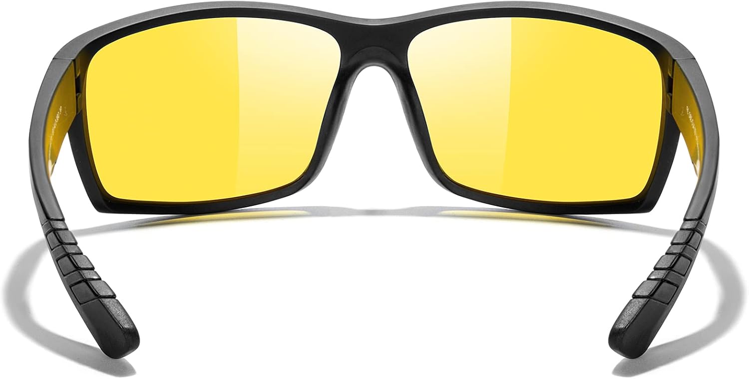 CURY PROTECH Gafas de sol deportivas polarizadas para hombres y mujeres, para pesca, ciclismo, correr, senderismo, conducción, golf, al aire libre