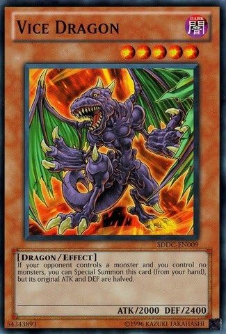 YU-GI-OH! – Vice Dragon (SDDC-EN009) – Baraja de estructura Dragons Collide – Edición ilimitada – Común