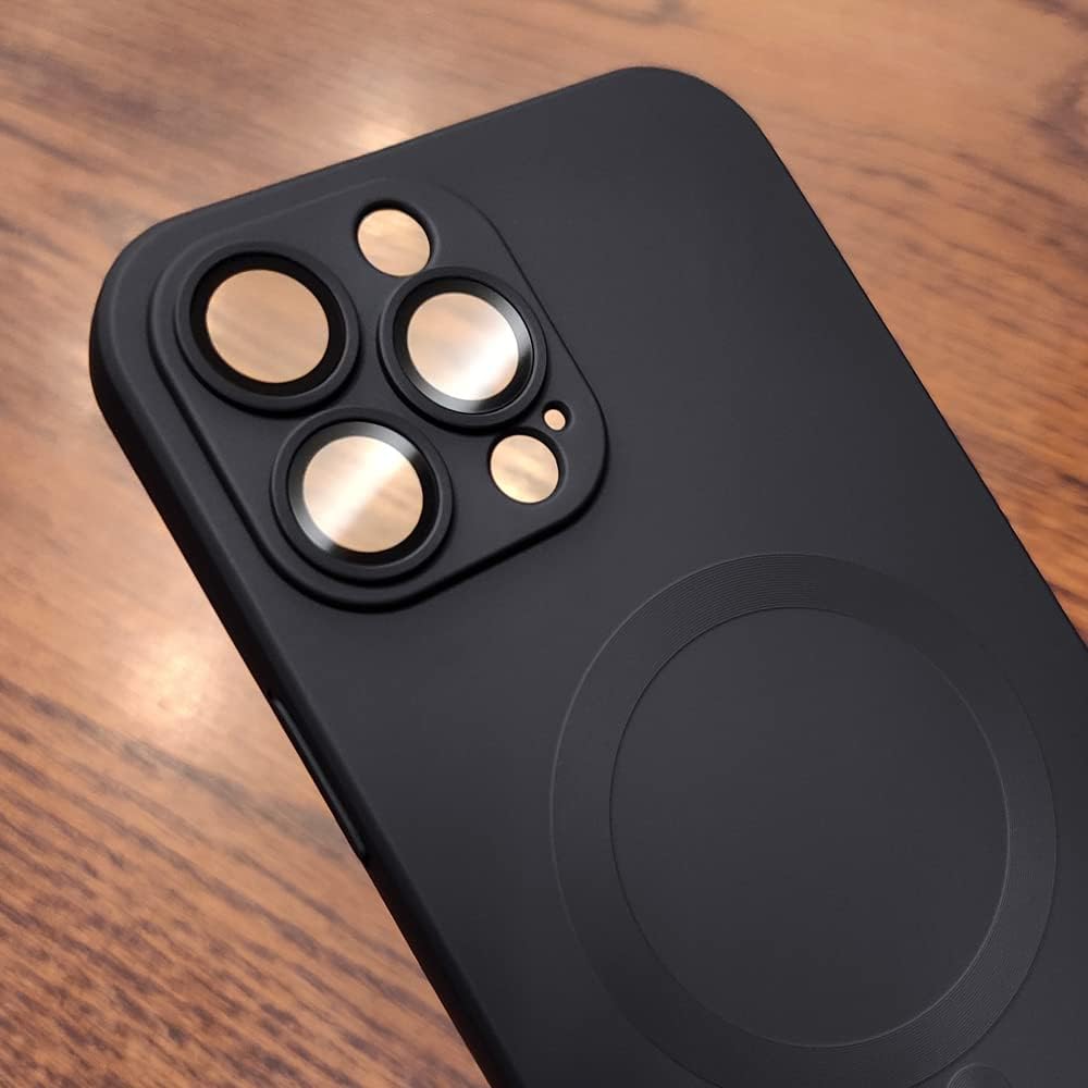 Fycyko Funda magnética para iPhone 11 con protector de cámara compatible con Magsafe Diseño delgado de silicona suave de lujo para iPhone 11-6.1