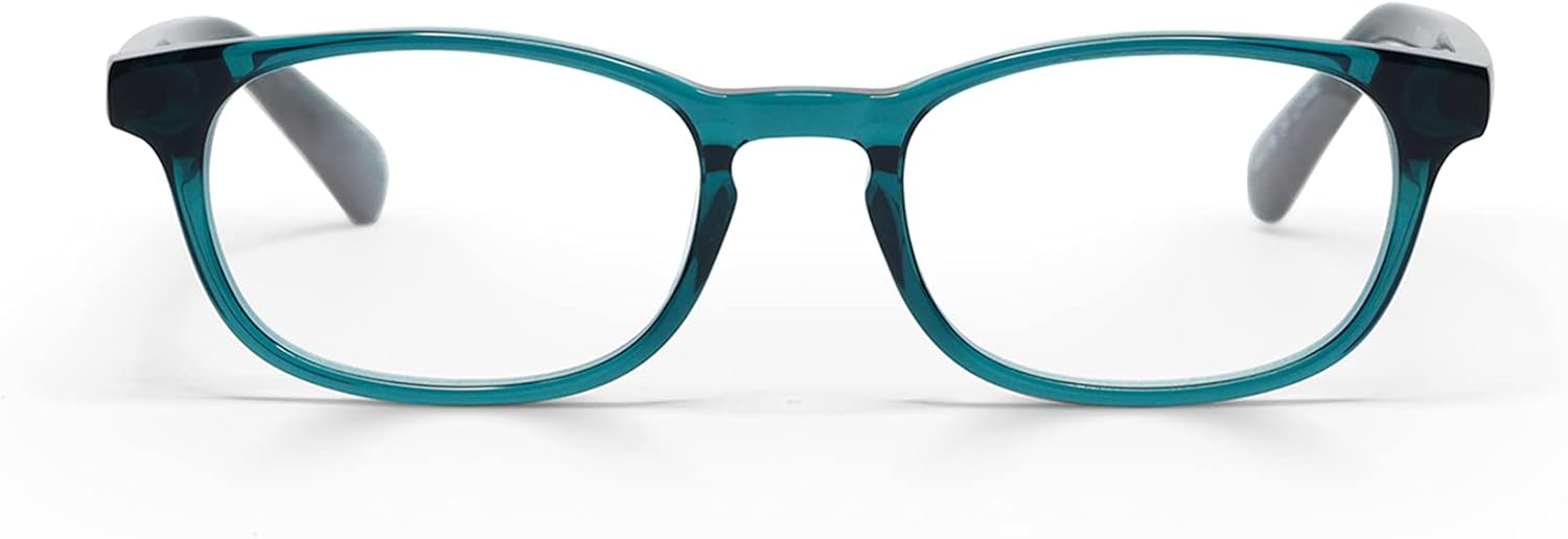 eyebobs – A bordo  Gafas de lectura prémium para hombres y mujeres  Marco rectangular para caras promedio  Disponible en 0.0x – 4.0x