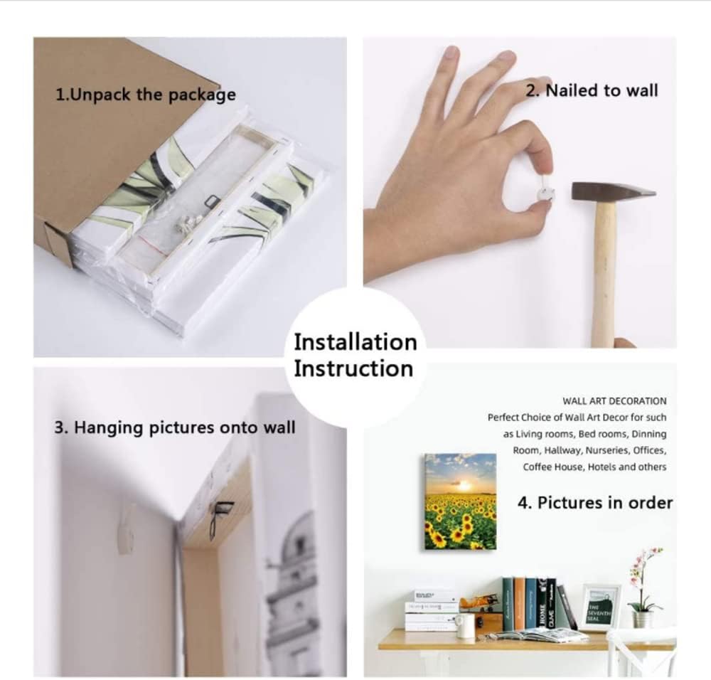 3 piezas de arte islámico de pared de vivero pintura de lienzo de dibujos animados avión pequeño mural musulmán impresión de póster niño bebé para