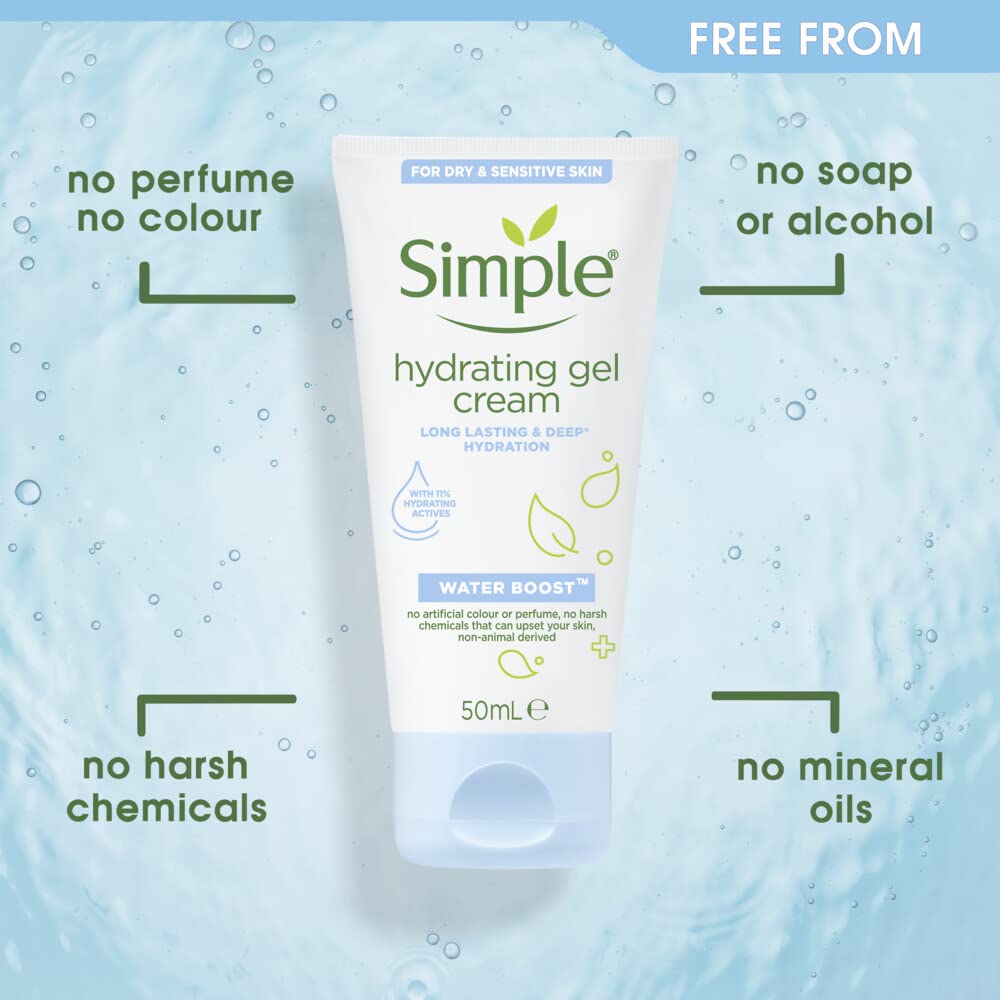 Simple Crema de gel hidratante Water Boost