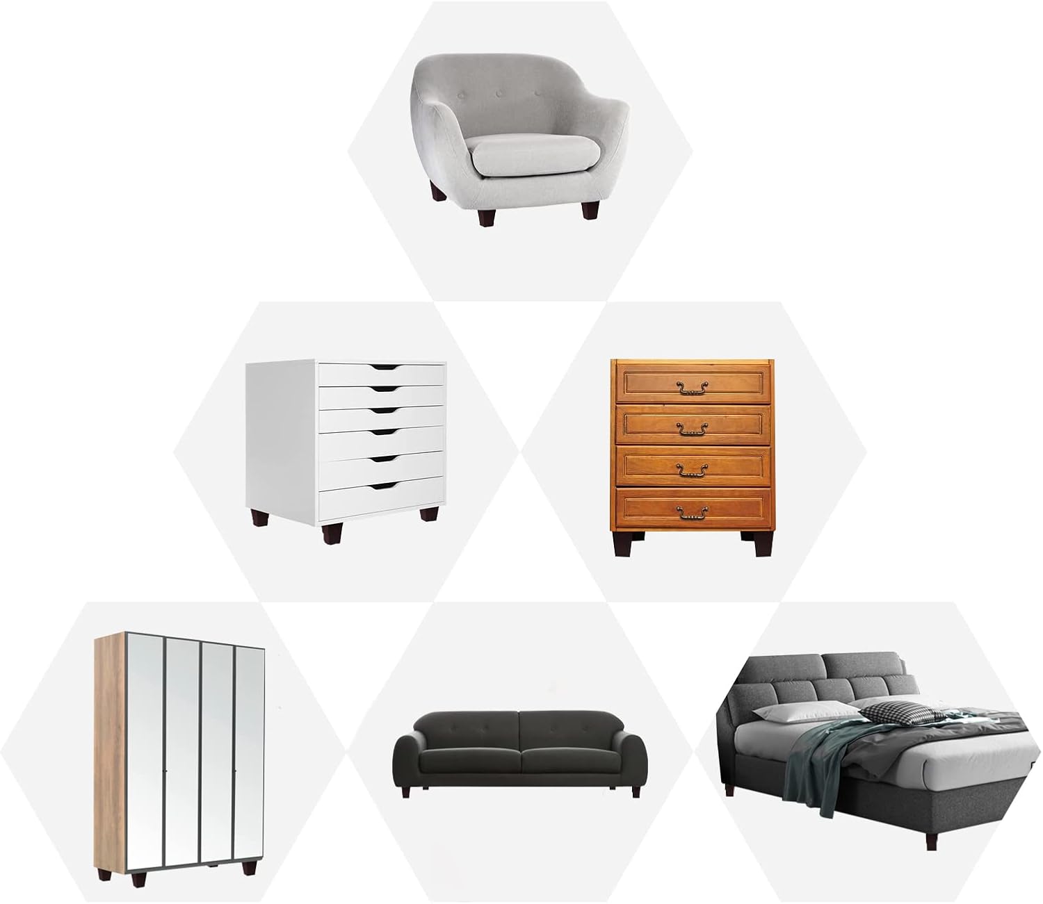 Txcucc Patas de sofá cuadradas para cama, patas de repuesto de madera de 4 pulgadas para muebles, juego de 4, marrón oscuro