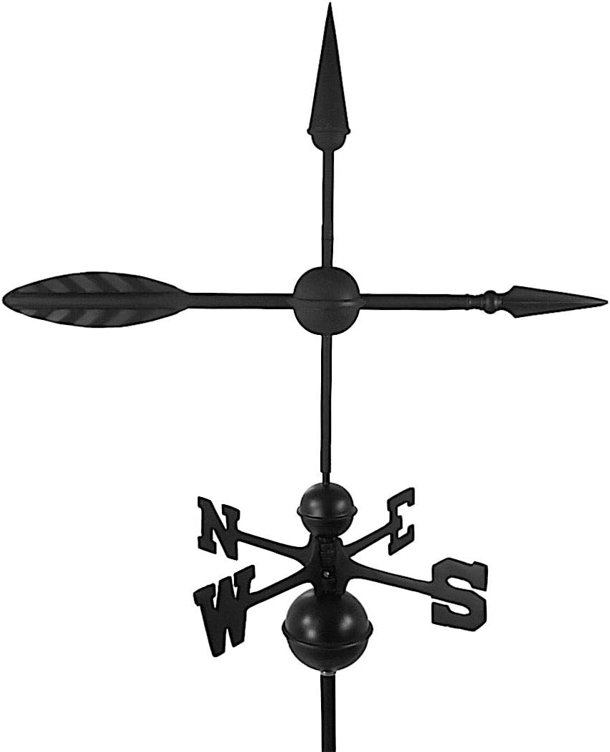 207B Arrow Veleta con direccionales tradicionales, color negro, grande