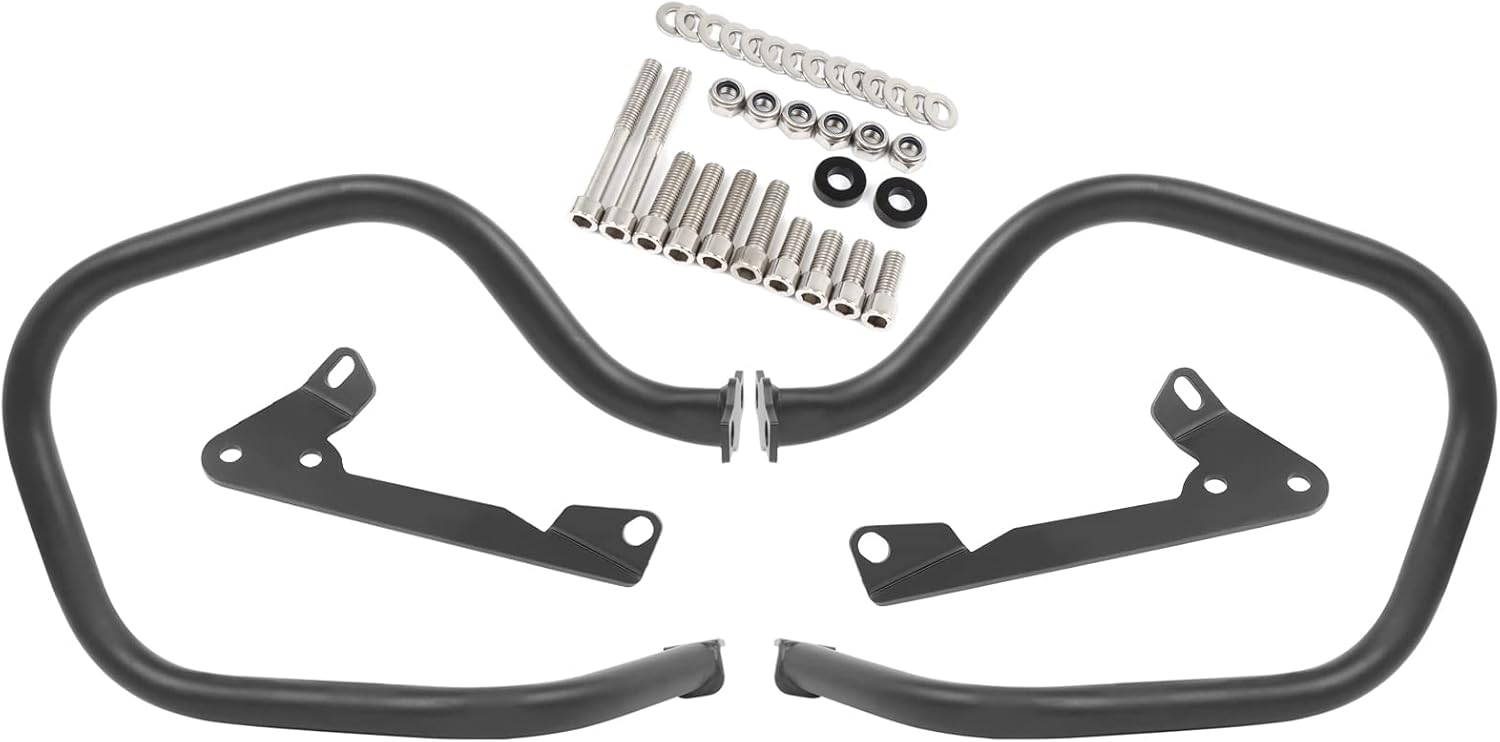 Worldmotop – Protector de motor para alforjas BMW R1200RT R1200 RT 2014 2015 2016 2017 2018 (negro trasero)