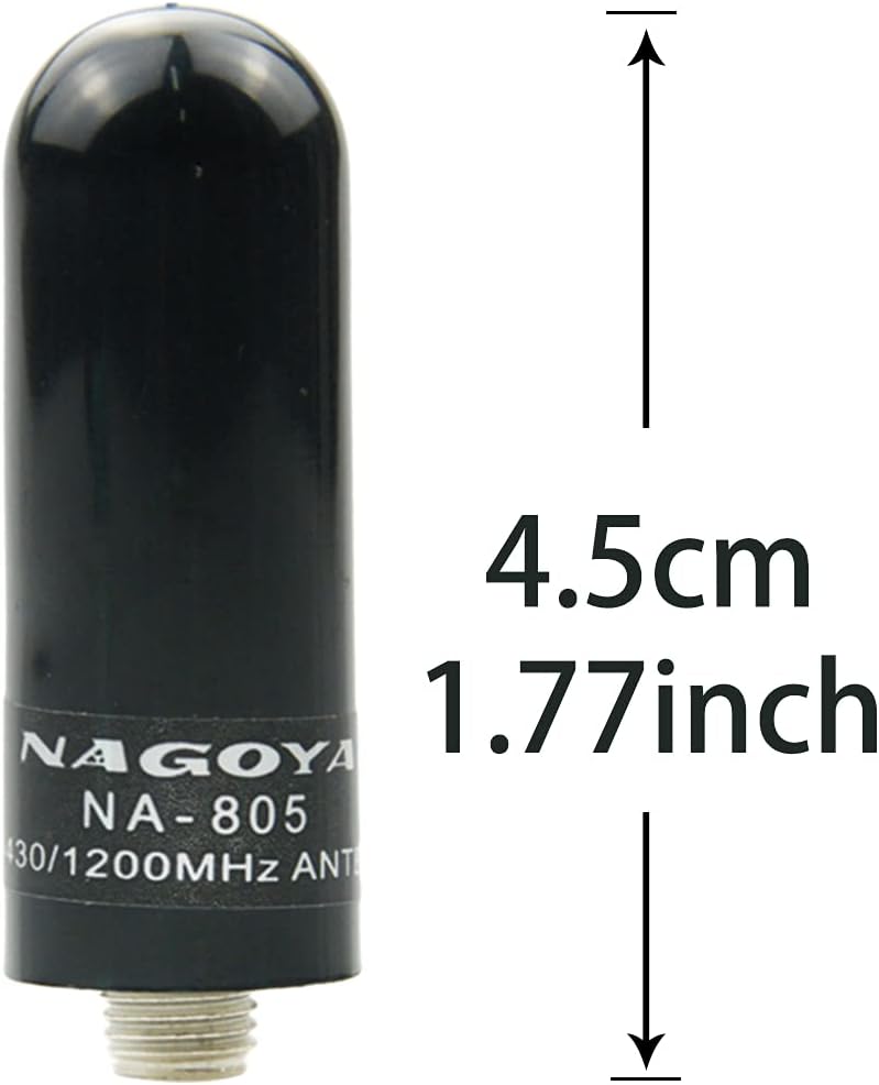 NA-805 Antena corta universal Walkie Talkie VHFUHF 1364301200MHz SMA-Hembra Antena de repuesto para radios PUXING Retevis Kenwood HYT (2 unidades)