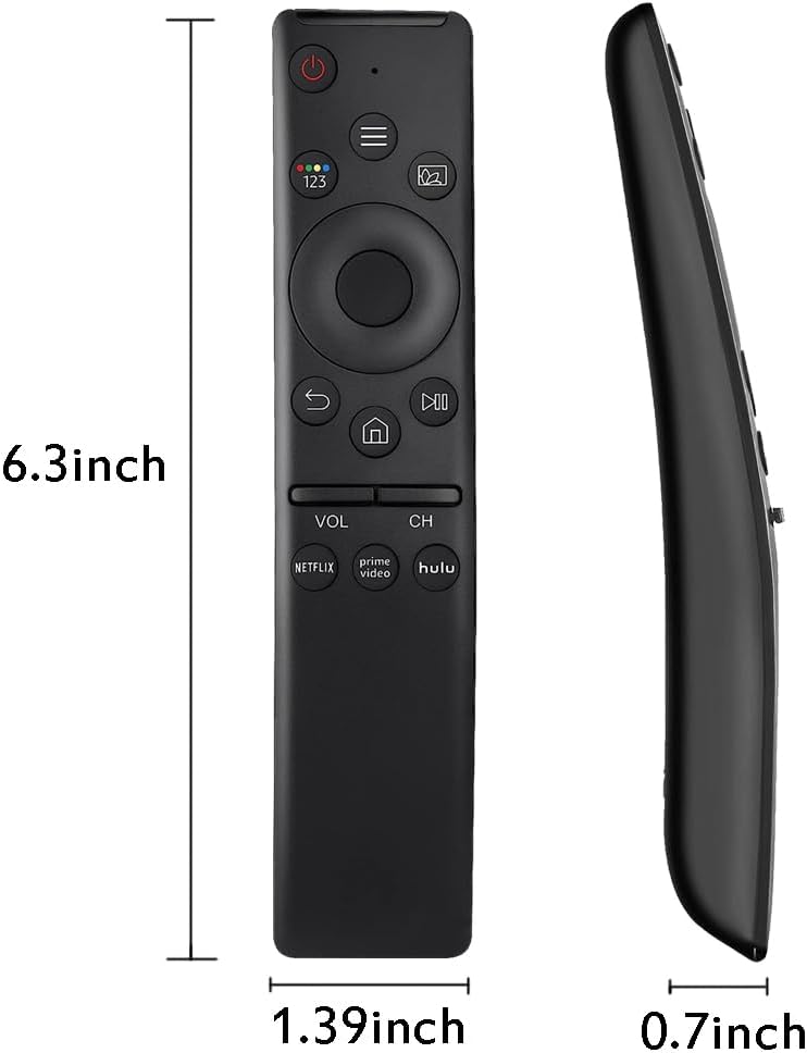 Reemplazo remoto universal para todos los televisores Samsung, control remoto para Samsung Smart TV con 3 botones de acceso directo sin función de
