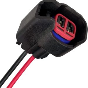 Ajxn 1 conector de inyector de combustible EV6 EV14 con cable, adaptador de boquilla de conexión de combustible de baja frecuencia, coleta de Ajxn 1 conector de inyector de combustible EV6 EV14 con cable, adaptador de boquilla de conexión de combustible de baja frecuencia, coleta de