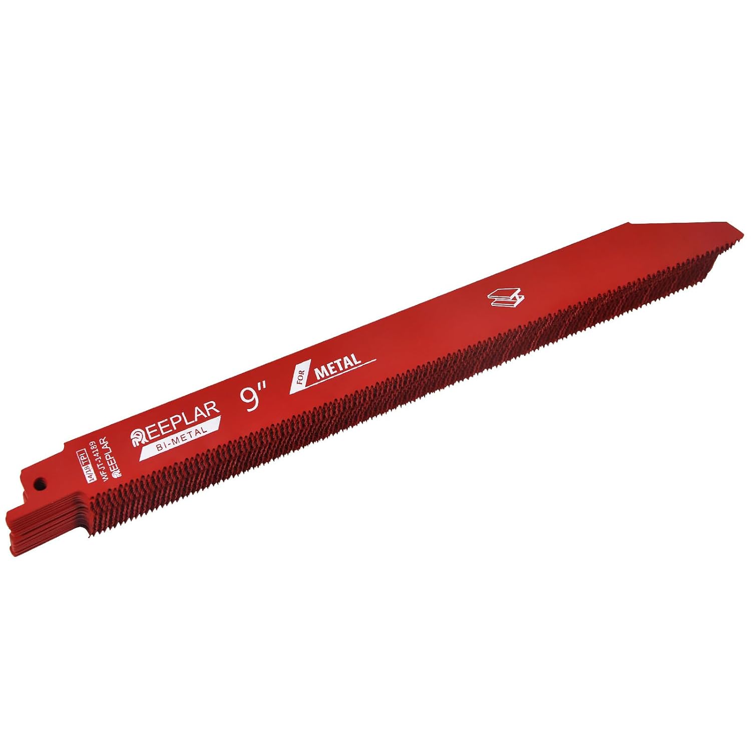 Paquete de 25 hojas de sierra recíproca bimetálicas de desmontaje automático de 9 pulgadas 1418 TPI para metales medianos 116-516, hoja Sawzall de 9